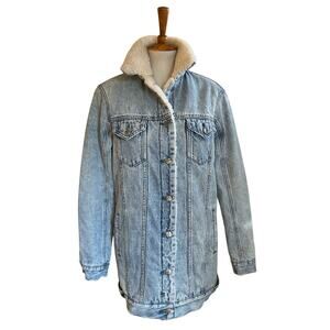 Ksubi x Barneys New York Denim Sherpa Lined Jacket – Women’s XS